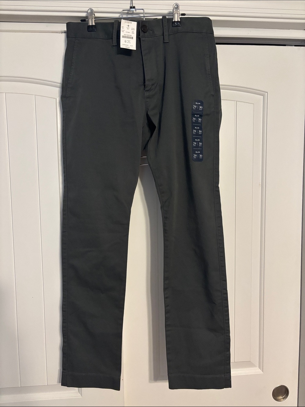 J. Crew Slim Pants in Dark Gray